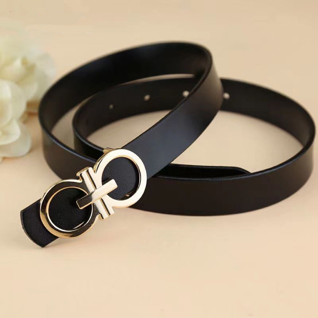 Ladies Casual Versatile First Layer Cowhide Belt