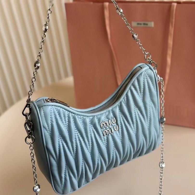 Ladies New High-end Niche Light Luxury Diamond Chain Bag