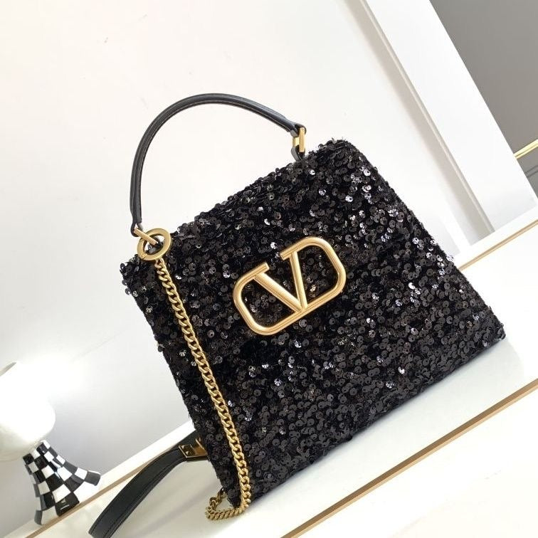 Women's Exquisite Luxury Sequined Handbag Crossbody Bag