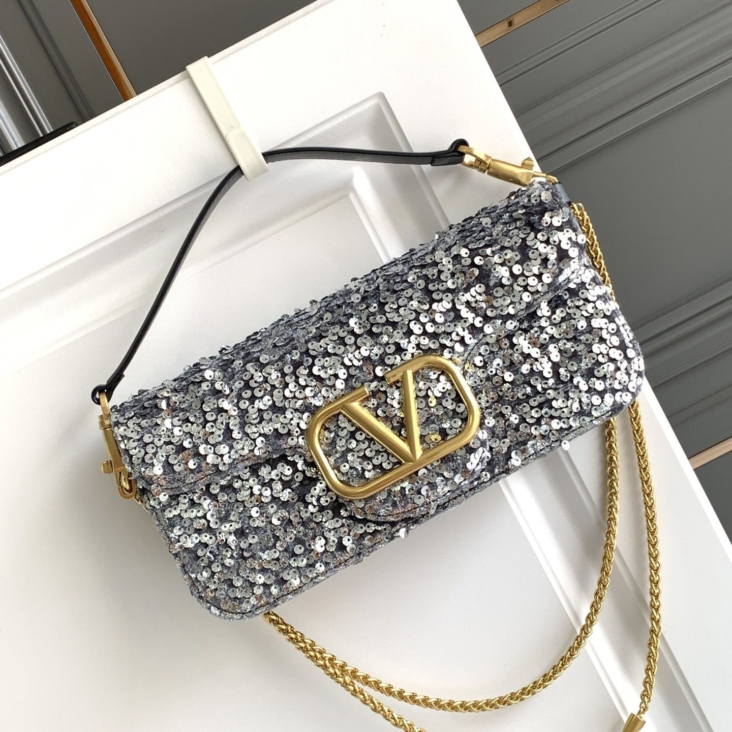 Women's Exquisite Luxury Sequined Handbag Crossbody Bag