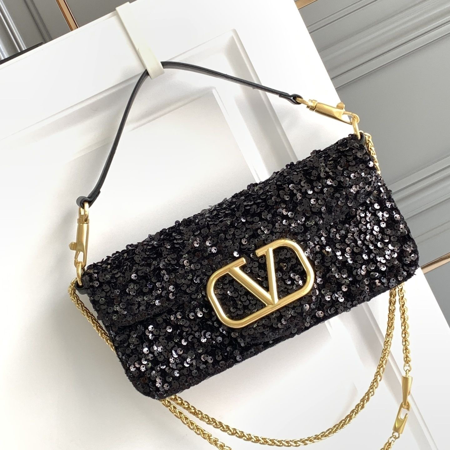 Women's Exquisite Luxury Sequined Handbag Crossbody Bag