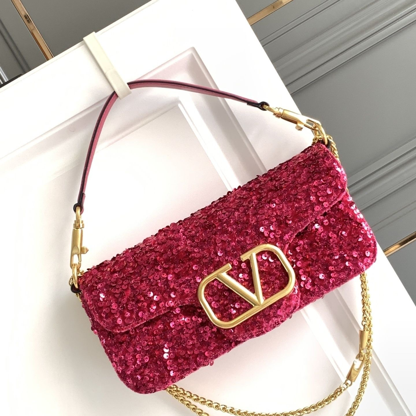 Women's Exquisite Luxury Sequined Handbag Crossbody Bag