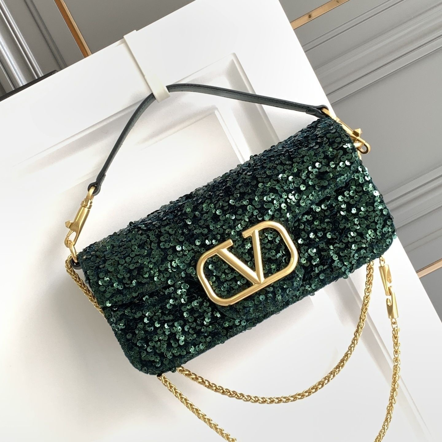 Women's Exquisite Luxury Sequined Handbag Crossbody Bag