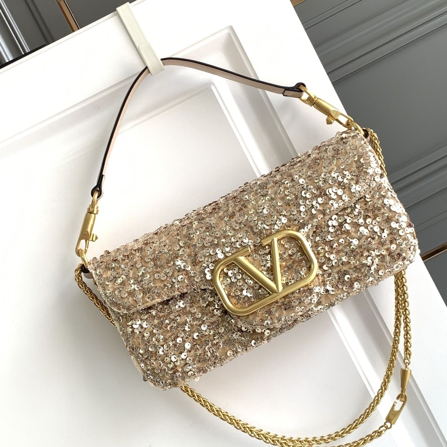 Women's Exquisite Luxury Sequined Handbag Crossbody Bag