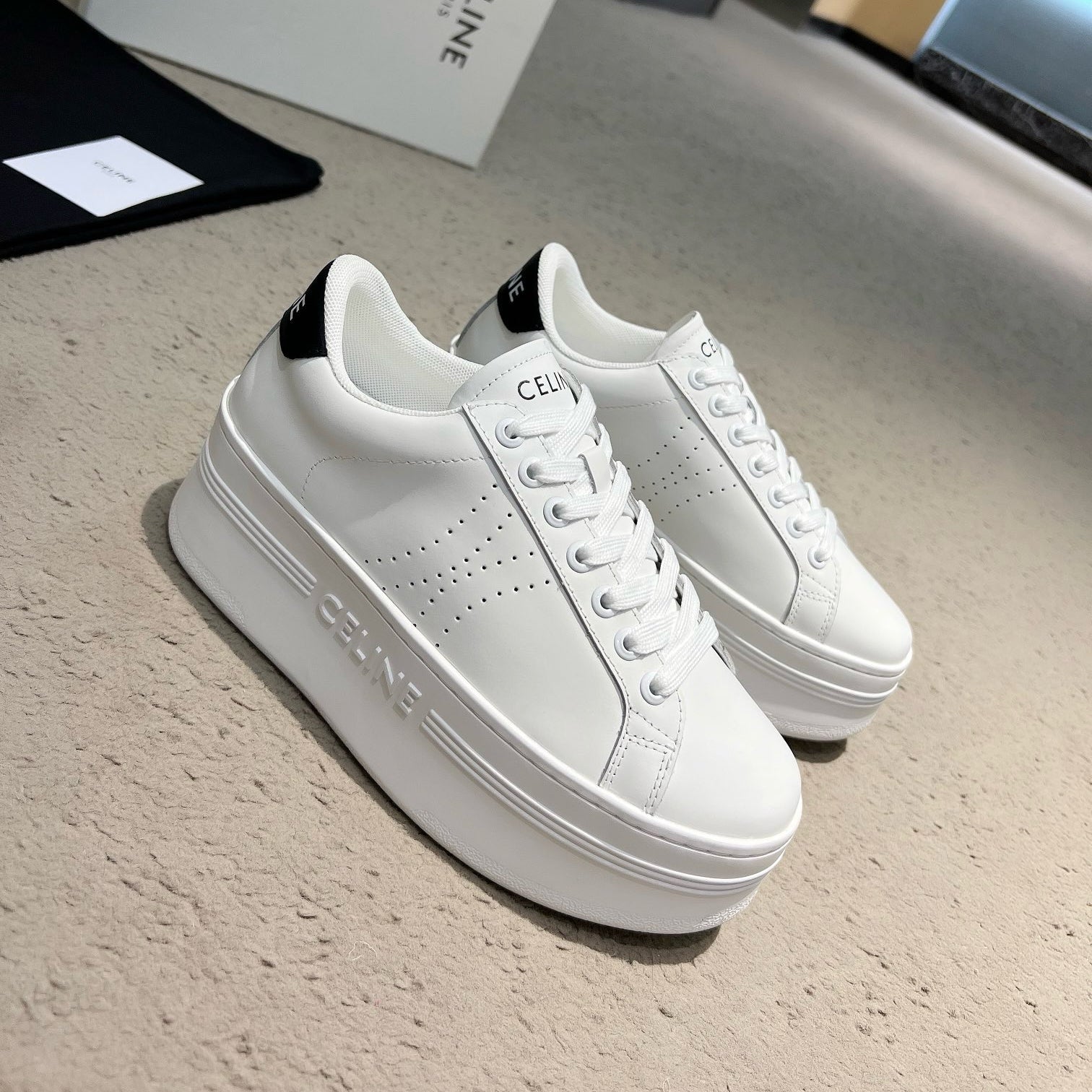 Women's Casual Breathable Sports White Shoes