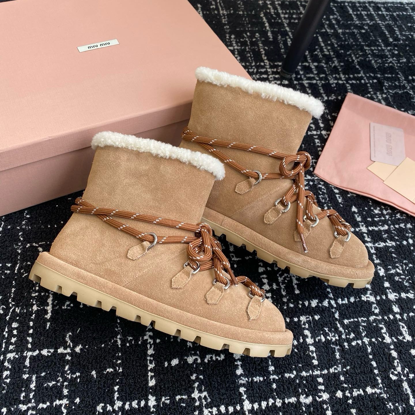 Women's Fashion High Top Fleece Snow Boots