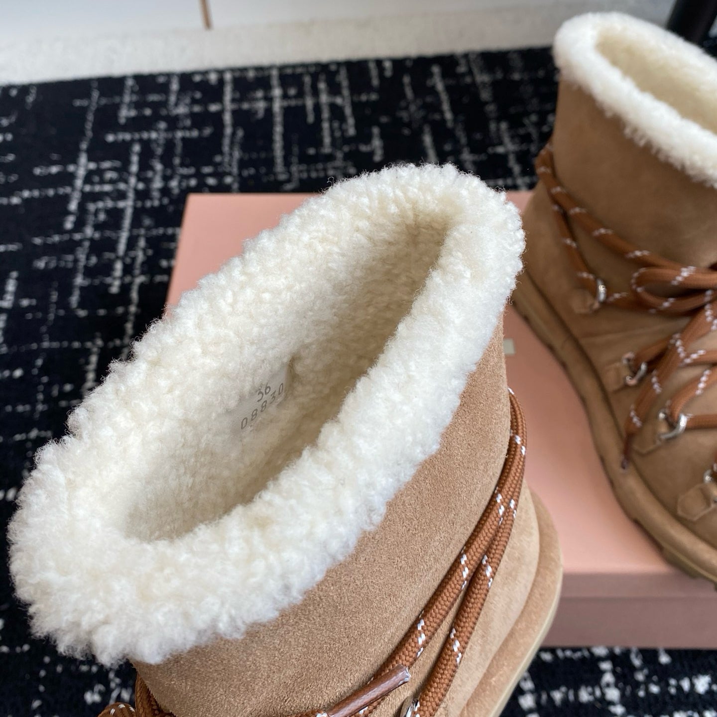 Women's Fashion High Top Fleece Snow Boots