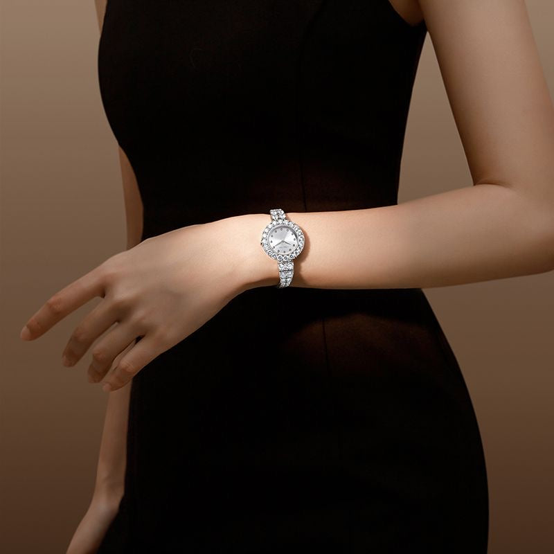 DAVENA Small Waist Full Diamond Luxury Watch