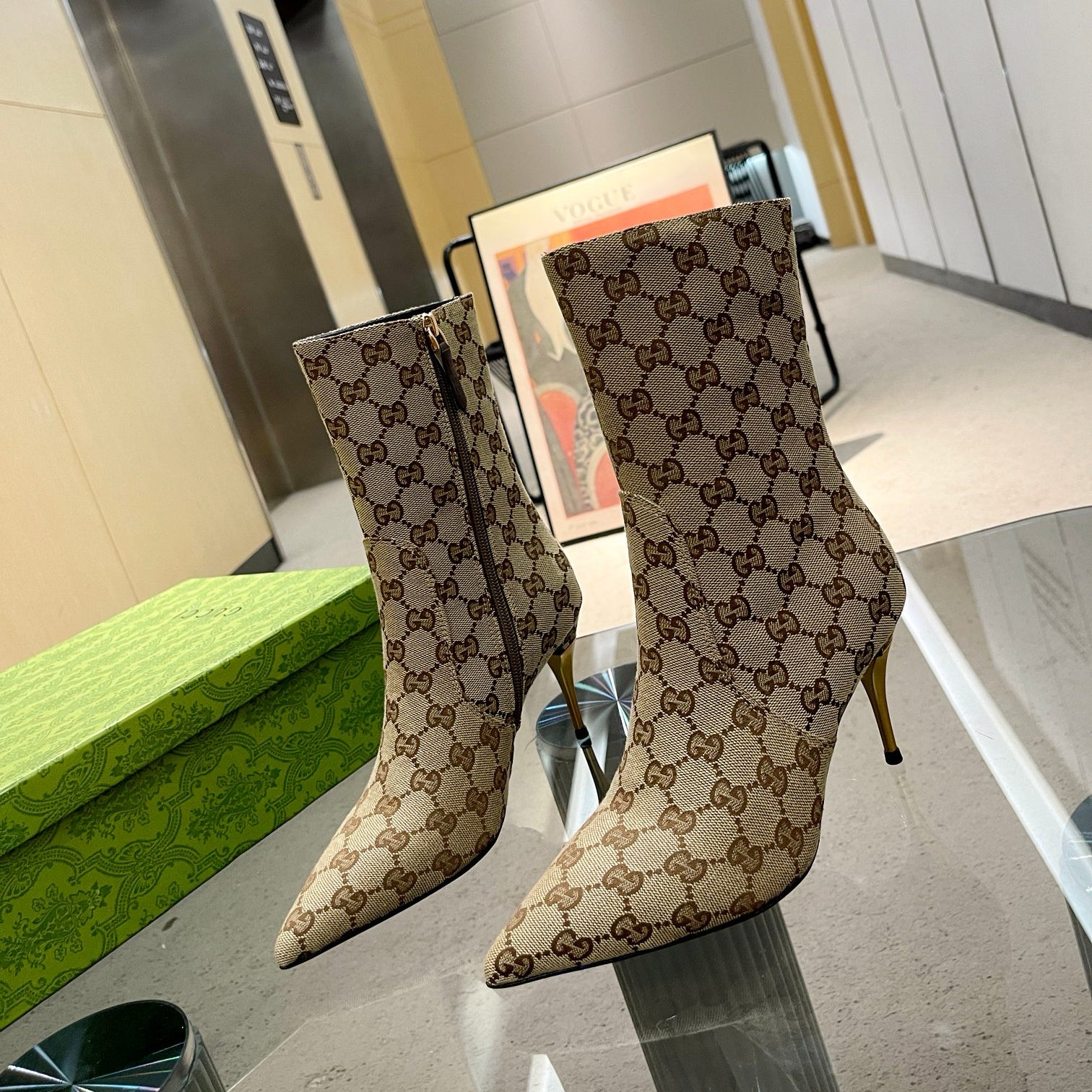 Ladies New Fashion High Heel Boots