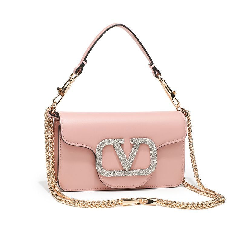 Women's Chain Shoulder Crossbody Small Square Bag