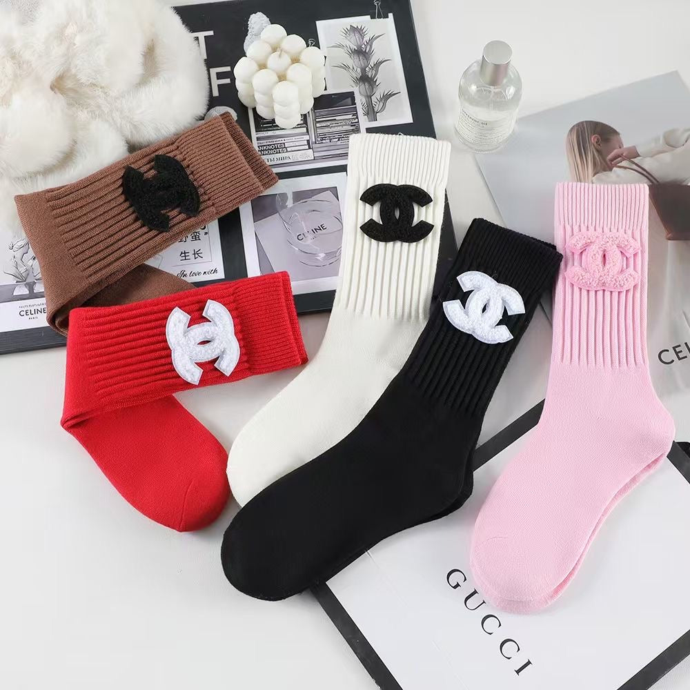 Ladies Fashion New Thick Long Cotton Socks